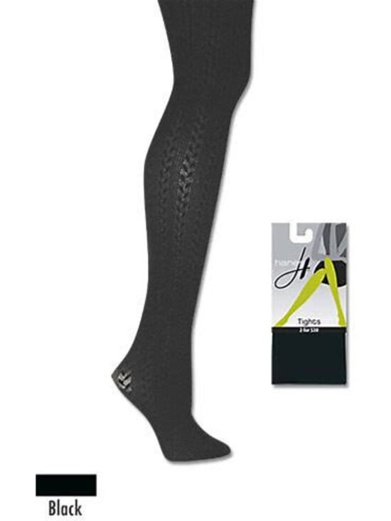 Hanes Accessories - HANES Control Top Cable Knit Textured Tights